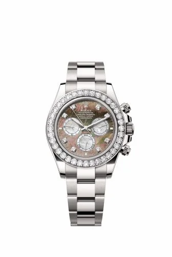 Rolex Cosmograph Daytona White Gold - Diamond / Reverse Panda MOP - Diamond / Oyster 126579RBR-0001 (m126579rbr-0001)